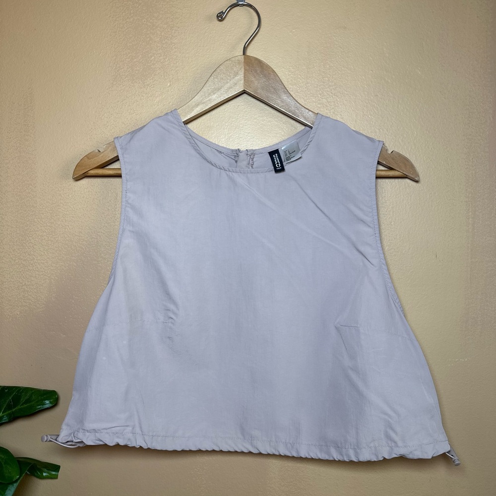 Divided (H&M) Boxy Crop Tank Top